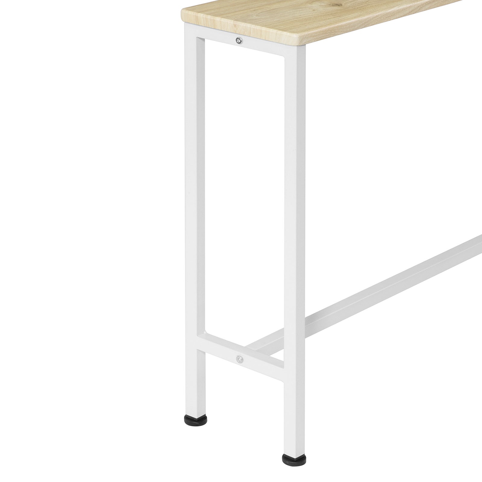 SoBuy FSB19-Z Table Console Table d'appoint Cadre et 4 Pieds en Fer Marron - 6