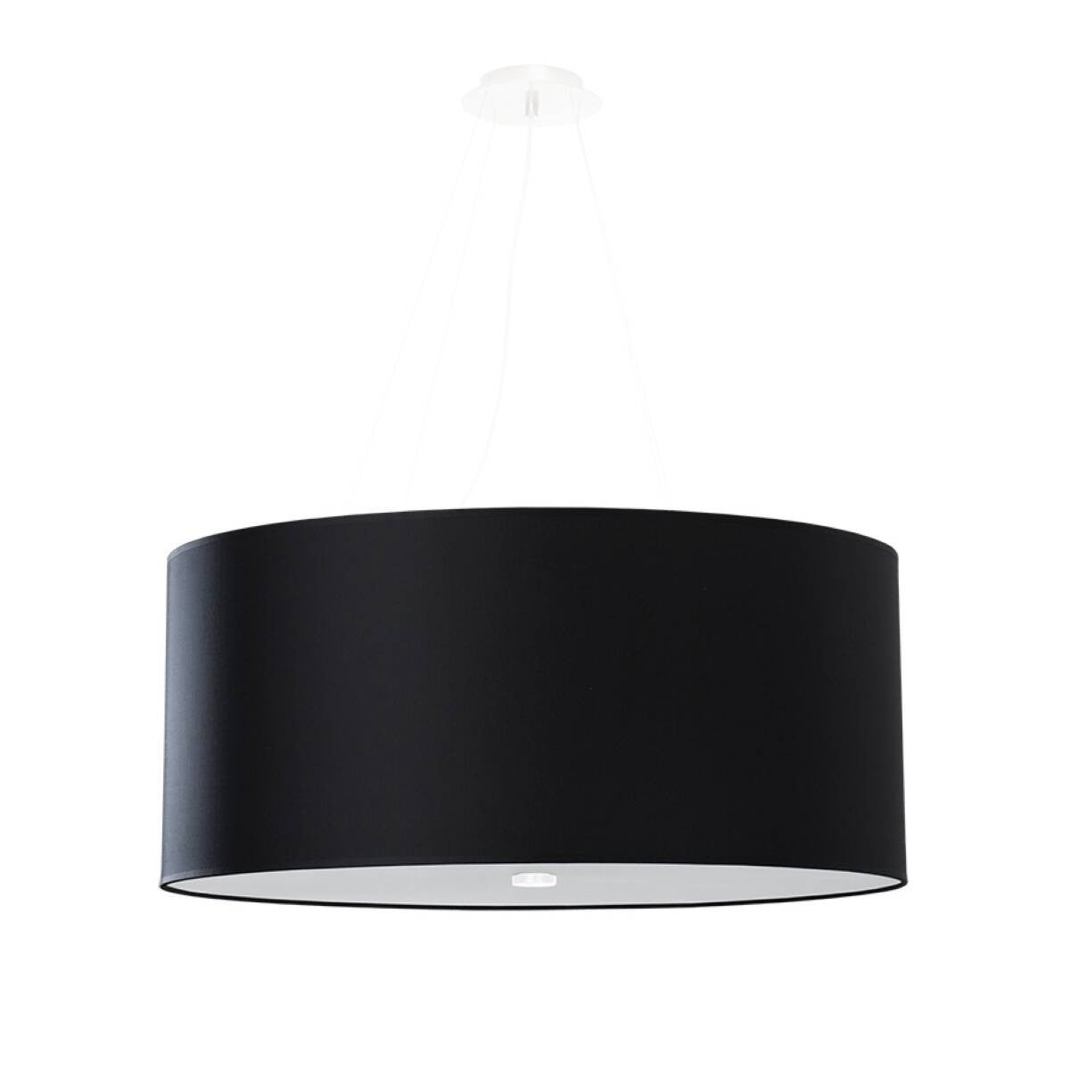 Lampa wisząca Otto czarna 5xE27x15W wym: 115 x 60 x 60 cm tkanina Sollux Lighting