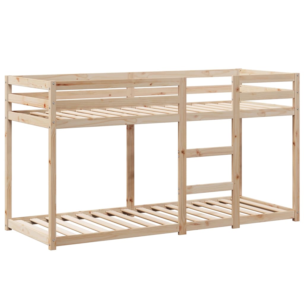 Lit superposé sans matelas 75x190 cm bois de pin massif vidaXL - 7