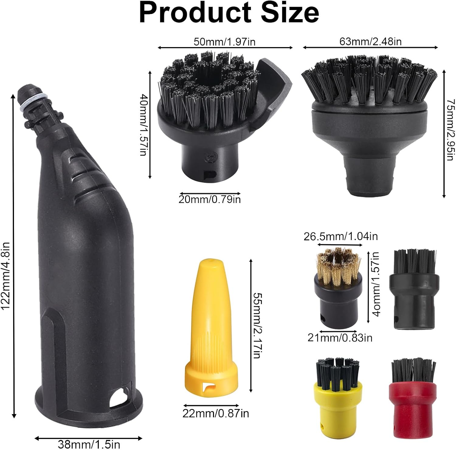 Testina Di Ricambio Per Spazzola Vapore Macchina Caffè – Compatibile Con Modelli Commerciali, Materiale Resistente, Fissaggio Semplice E Manutenzione Economica