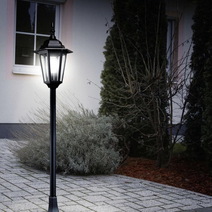 Laterna-borne D'extérieur Métal & Verre H100cm Noir Eglo - 2