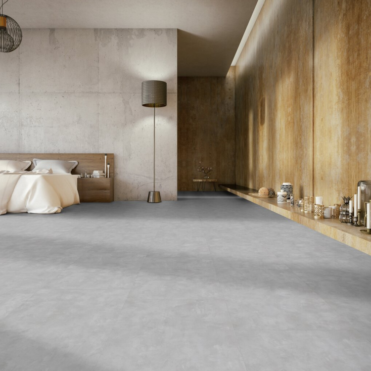Dalle de sol PVC clipsable effet béton manhattan clear GERFLOR Senso Clic - 7
