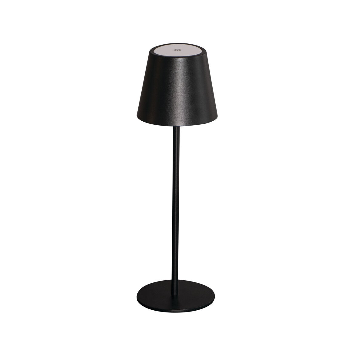 Lampa stołowa akumulatorowa czarna INITA LED 1.2W Ciepła biel 3000K 165lm Kanlux