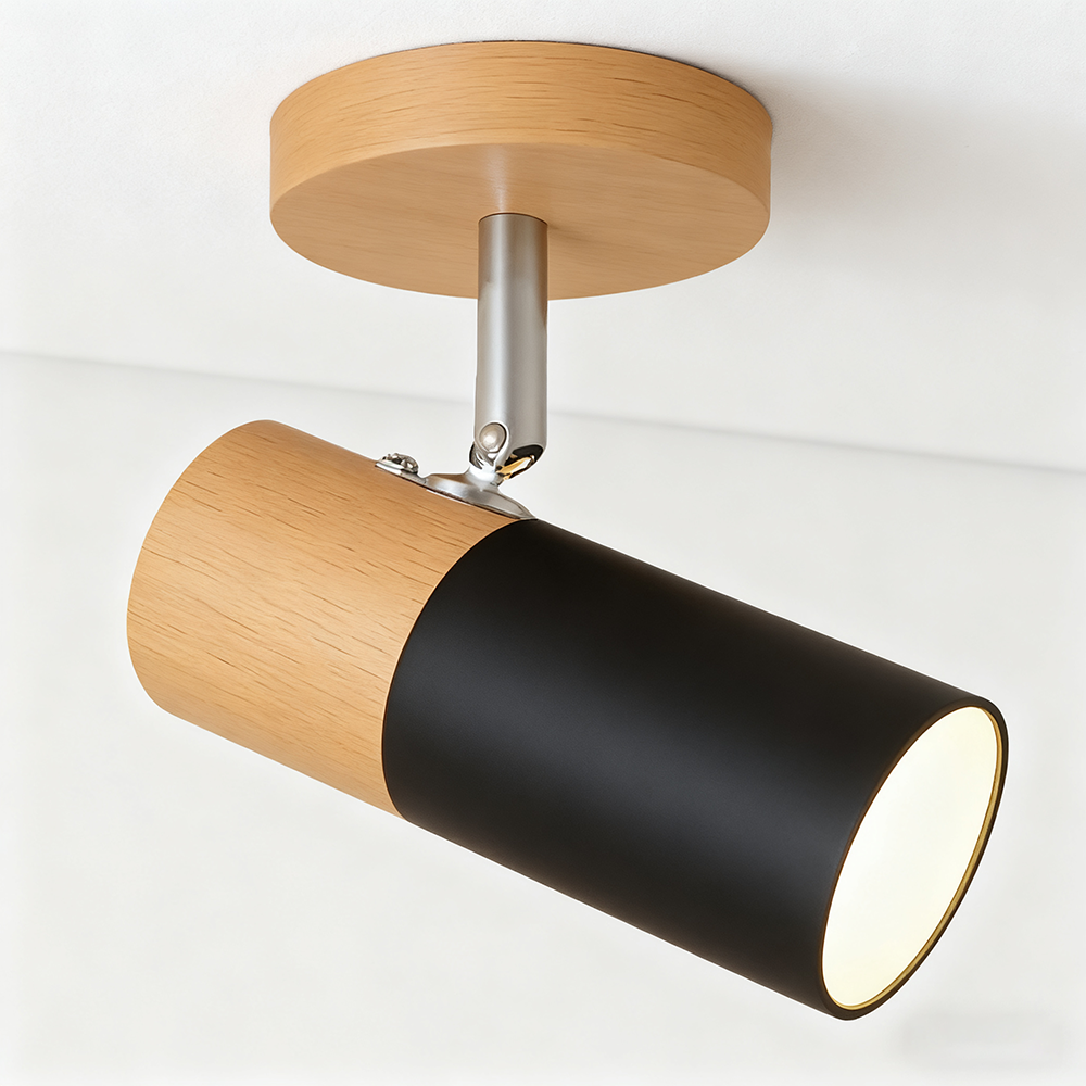 Lampa sufitowa LED z żarówką reflektor sufitowy z regulowanym kątem nowoczesny żyrandol kinkiet wewnętrzny reflektory LED do korytarza światło białe