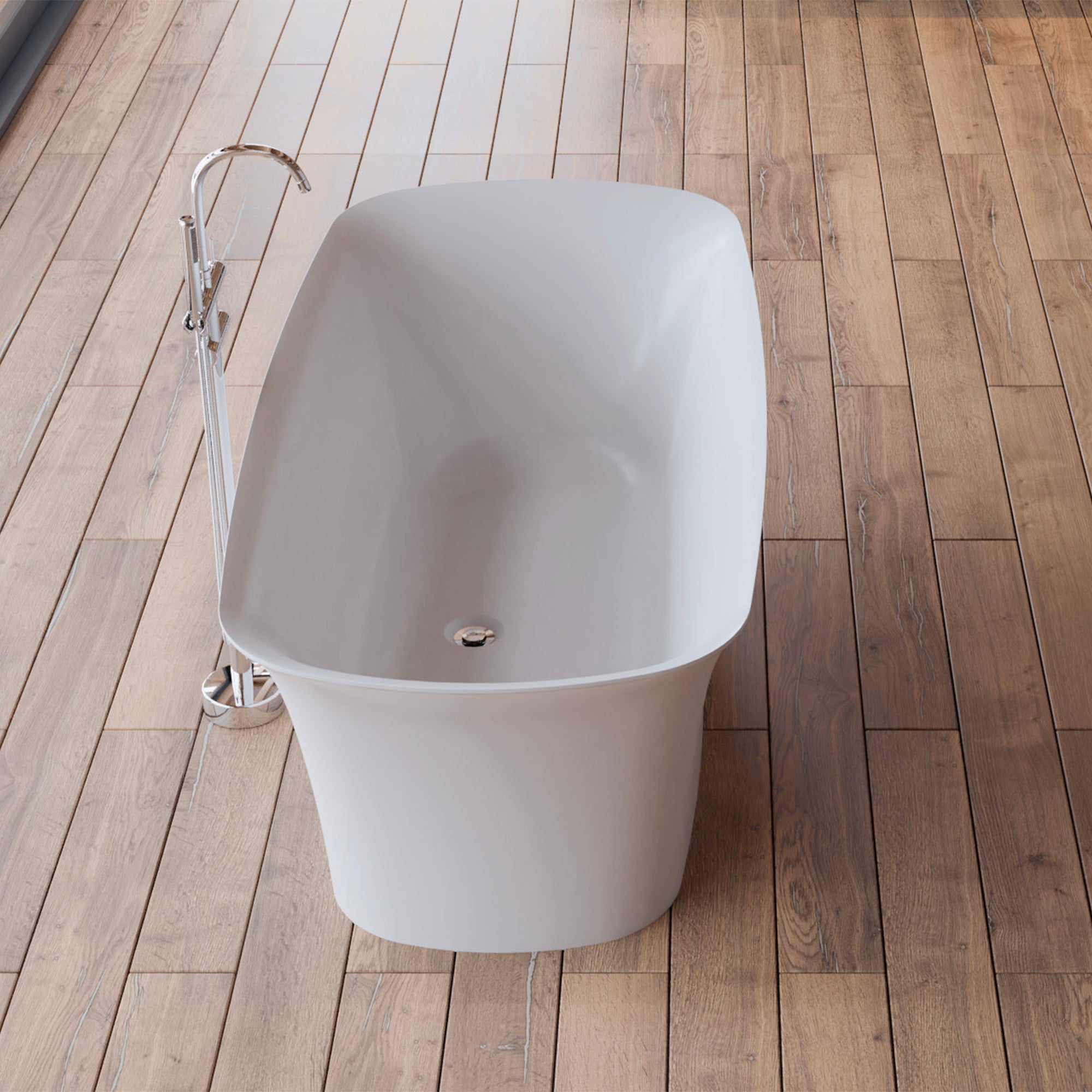 Baignoire Ilot Bliss 170 blanche 170 x80 x58 cm, by SPALINA - 6