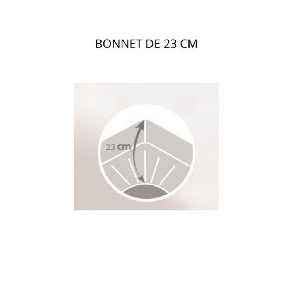 Drap Housse Microfibre Beige - 90x190cm - 9