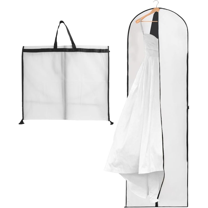 Pokrowiec na ubrania 180x60 cm Przezroczysty pokrowiec ochronny Pokrowiec na ubrania Woreczki pyłoszczelne Pokrowiec na ubrania Biały