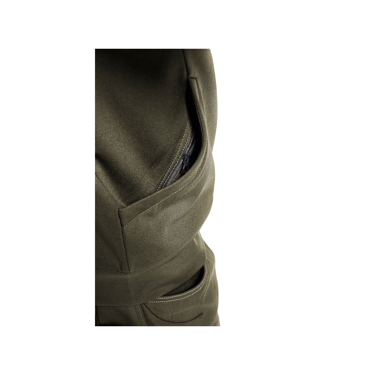 Sweat zippé Vert Kaki/Noir - Blaklader - Taille 2XL - 5