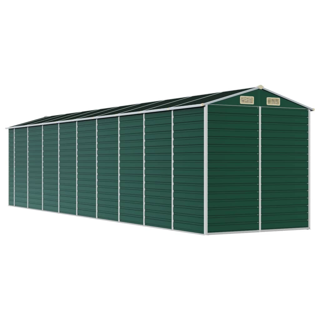 Maison Exclusive - Abri de jardin vert 191x810x198 cm acier galvanisé - 7
