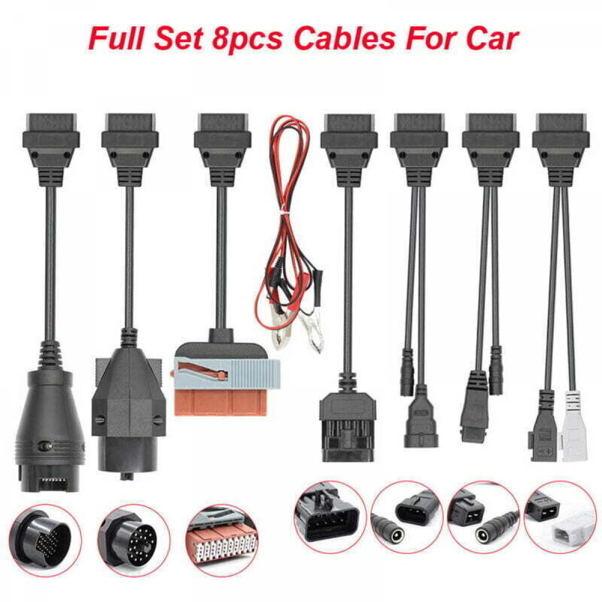 Cable de diagnostic de voiture 8 en 1 Autocom multiprog Cables de ...
