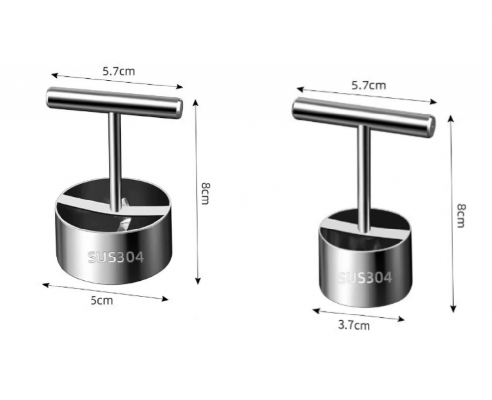 Lot De 2 Vide-pommes 2 En 1 - Outil De Retrait De Noyau De Pomme - En