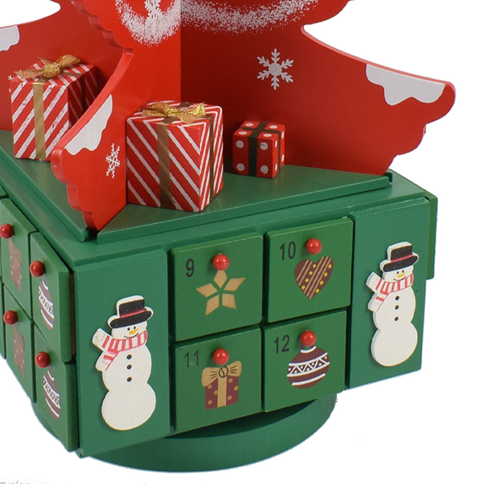 Quadro con LED luminosi a luce calda decorazione natalizia, dipinto da h 58 cm / Tipo 2 - 3