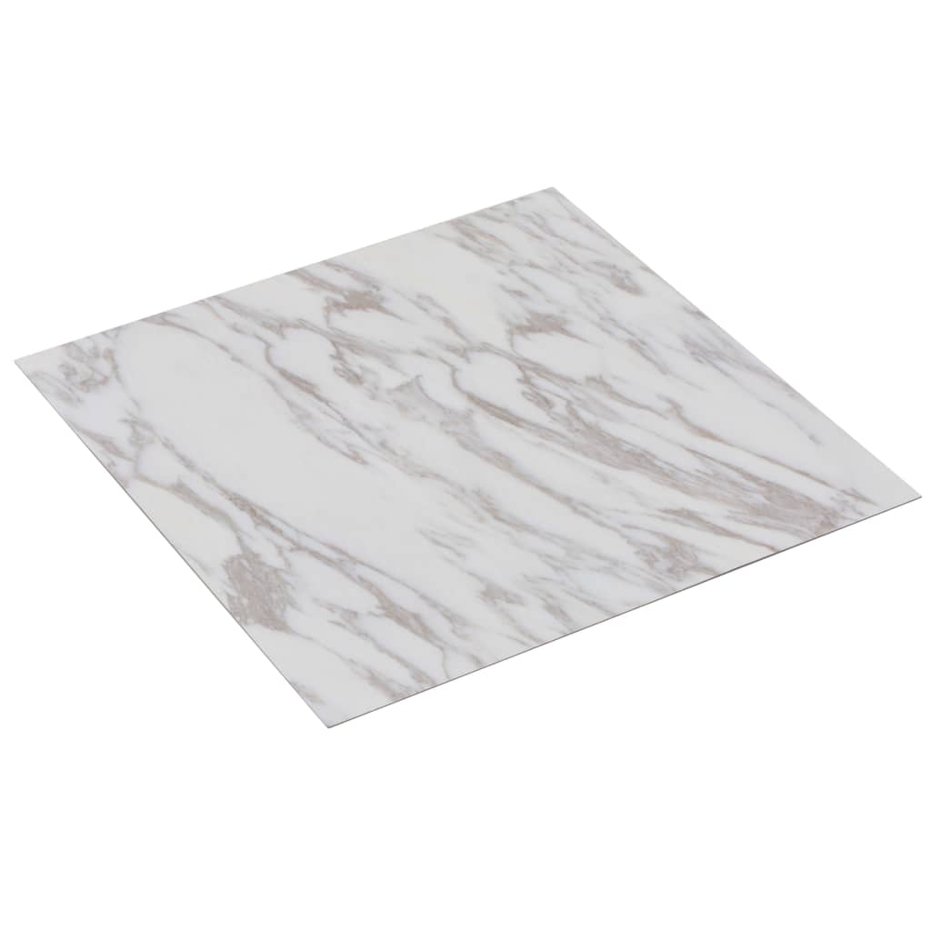Lamas para suelo de pvc autoadhesivas | tarimas de suelo | tarimas autoadhesivas mármol blanco 5,11 m² cfw66464