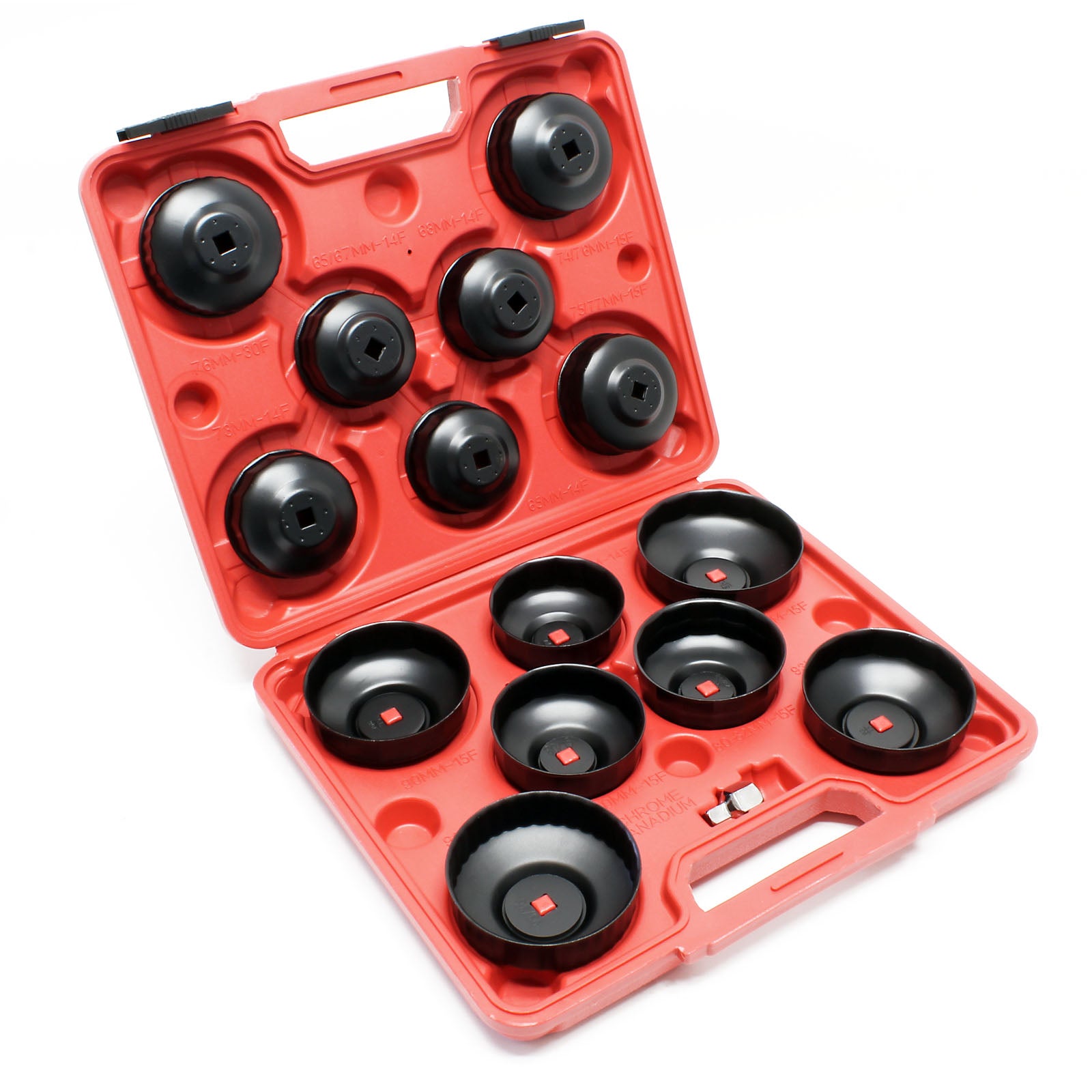 BGS 1031 - Clé à Filtre, 3 Griffes - Pour Filtres à Huile De 60-100 Mm - Avec Adaptateur