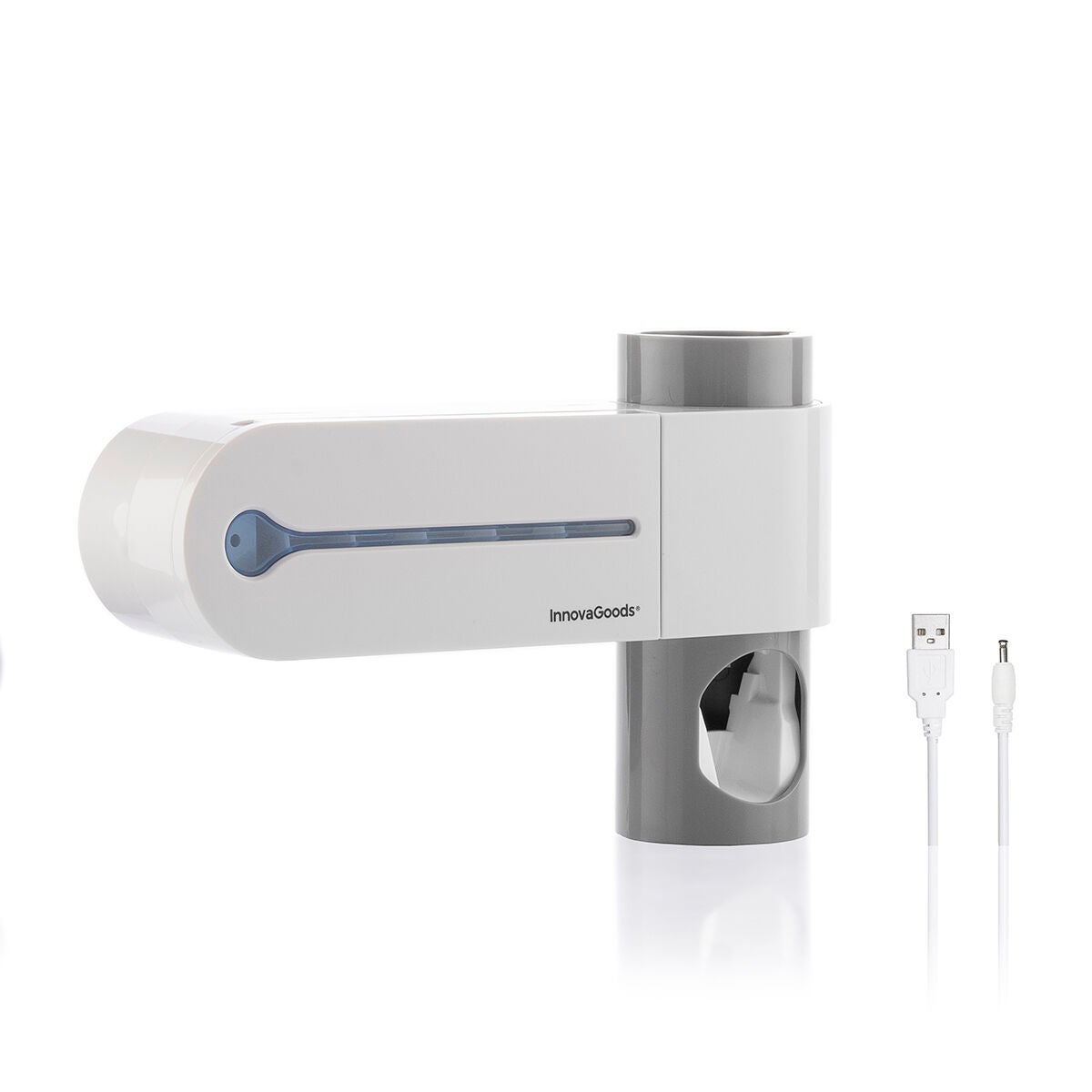 Sterilizzatore per spazzolini denti UV, Supporti e distributori, Porta spazzolini denti, luce UV, sterilizzatore portatile per spazzolino denti disinfettante, disinfettante, custodia