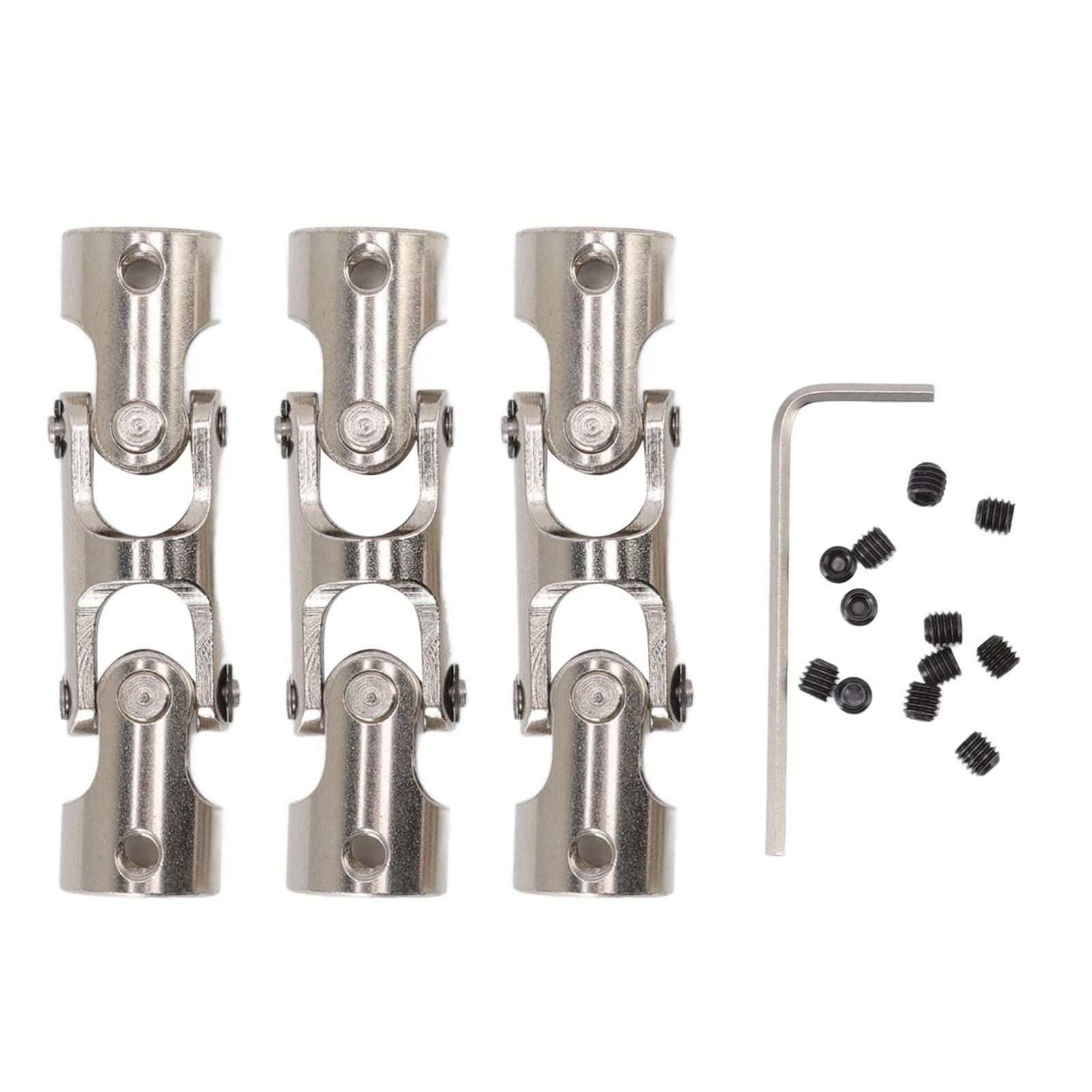 Lot de 2 tendeurs en acier M4 48 mm résistants à l'usure pour voitures ARRMA Granite 1/10 RC, argent Lot de 2 tendeurs en acier M4 48 mm résistants à l'usure pour voitures ARRMA Granite 1/10 RC, argent