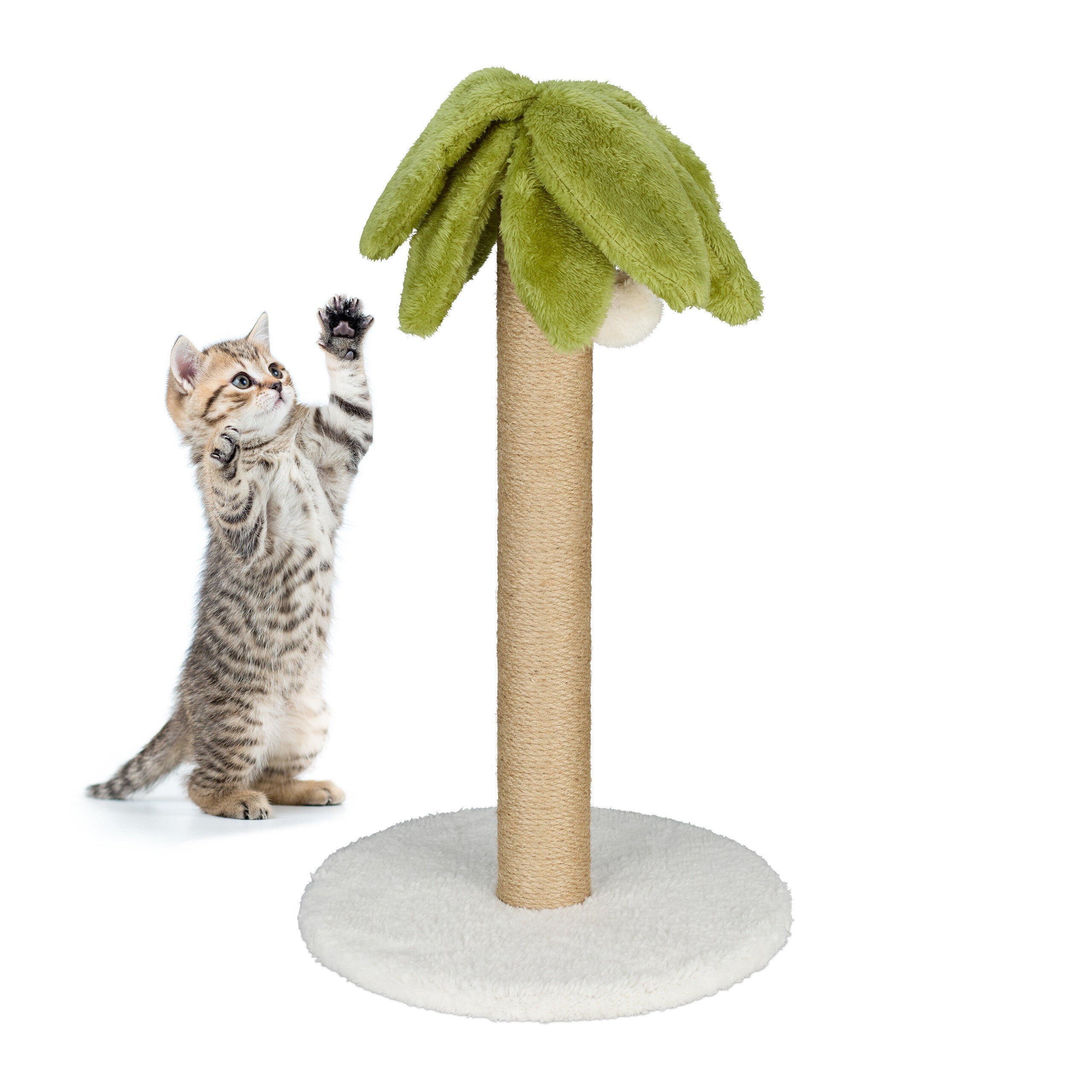 Relaxdays Rascador para Gatos, Diseño Palmera, 54x31 cm, con