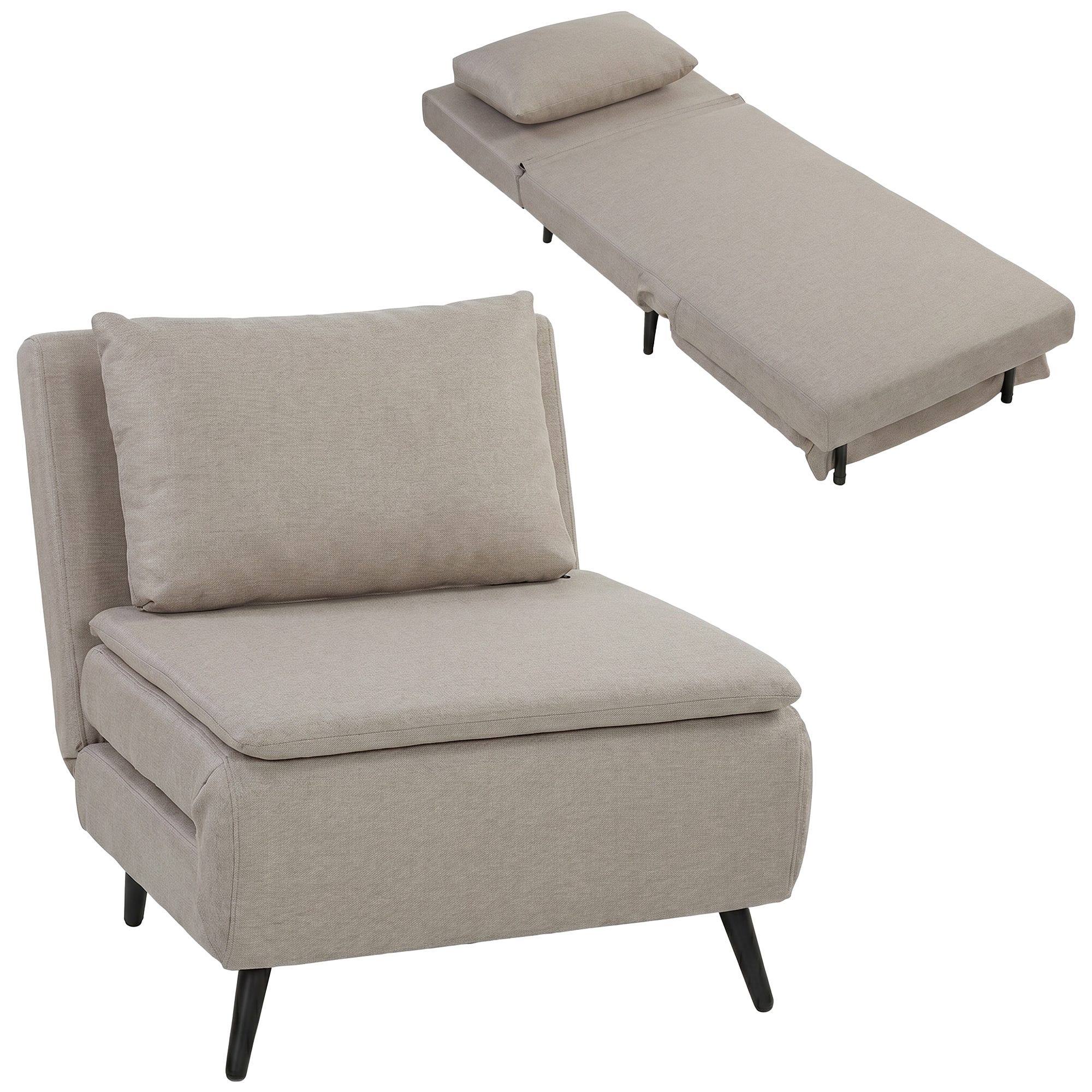 Click Cloack Poltrona trasformabile, 1 posto, poltrona-letto 3 in 1 click-clack con ...