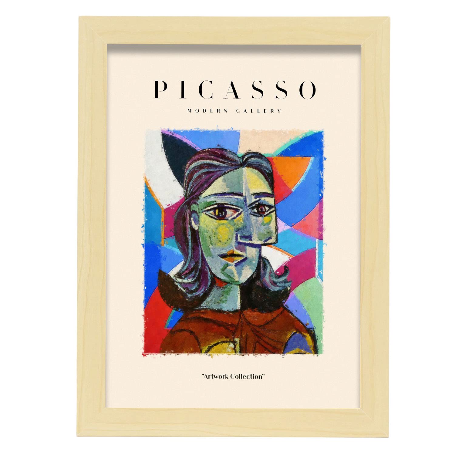 Nacnic Poster Celeste In Stile Arte Astratta Illustrazioni E Manifesti Di Galassie Artistiche Moderne E A Colori Pe A3 Cornice In Legno Chiaro 87621949