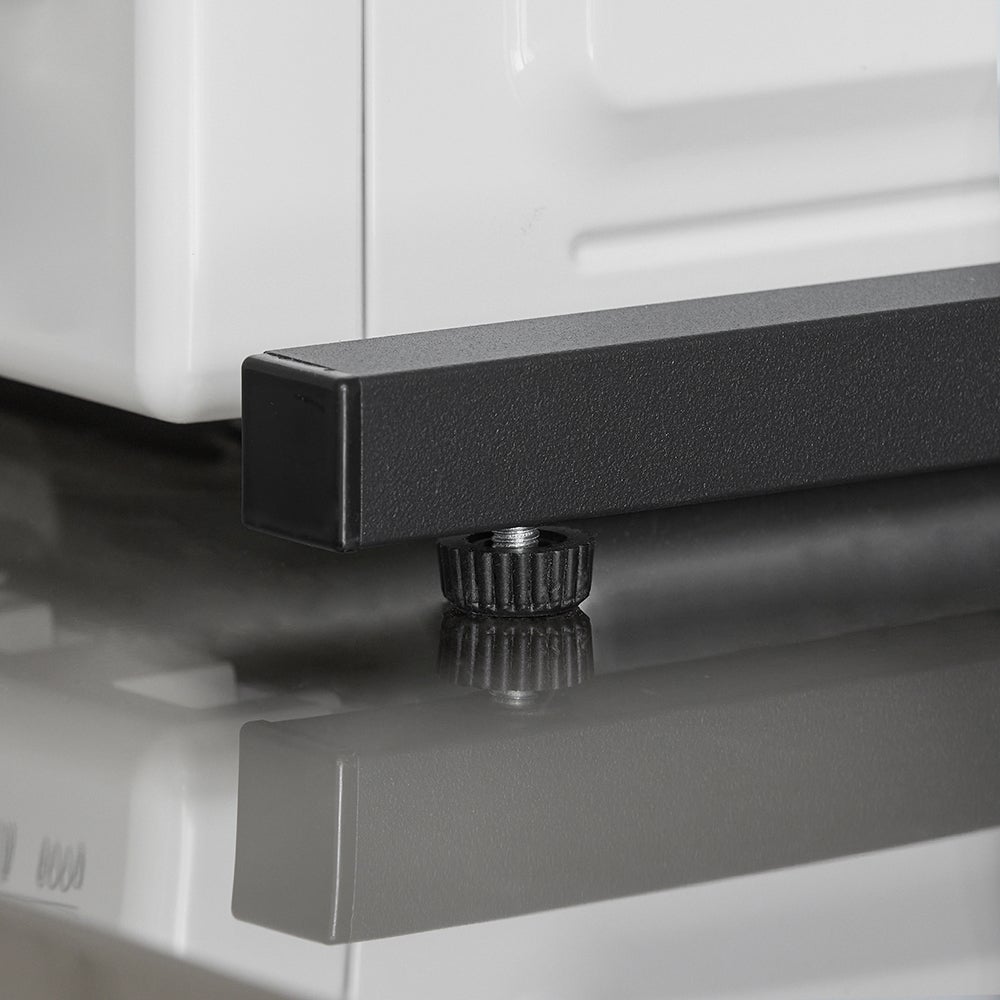 SoBuy Étagères Micro-Ondes de Cuisine Support Étagère de Cuisine 2 Niveaux, Marron, KCR08-PF - 9