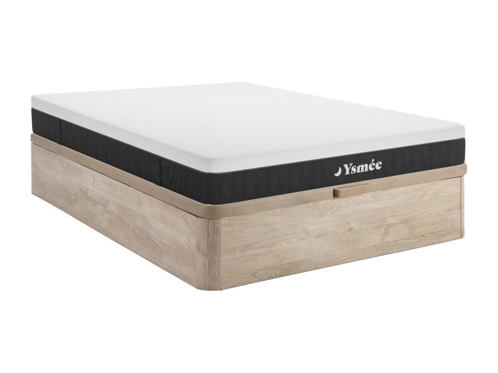 Ensemble 140 X 190 Cm Sommier Cofe + Matelas Mousse - DANEVO De