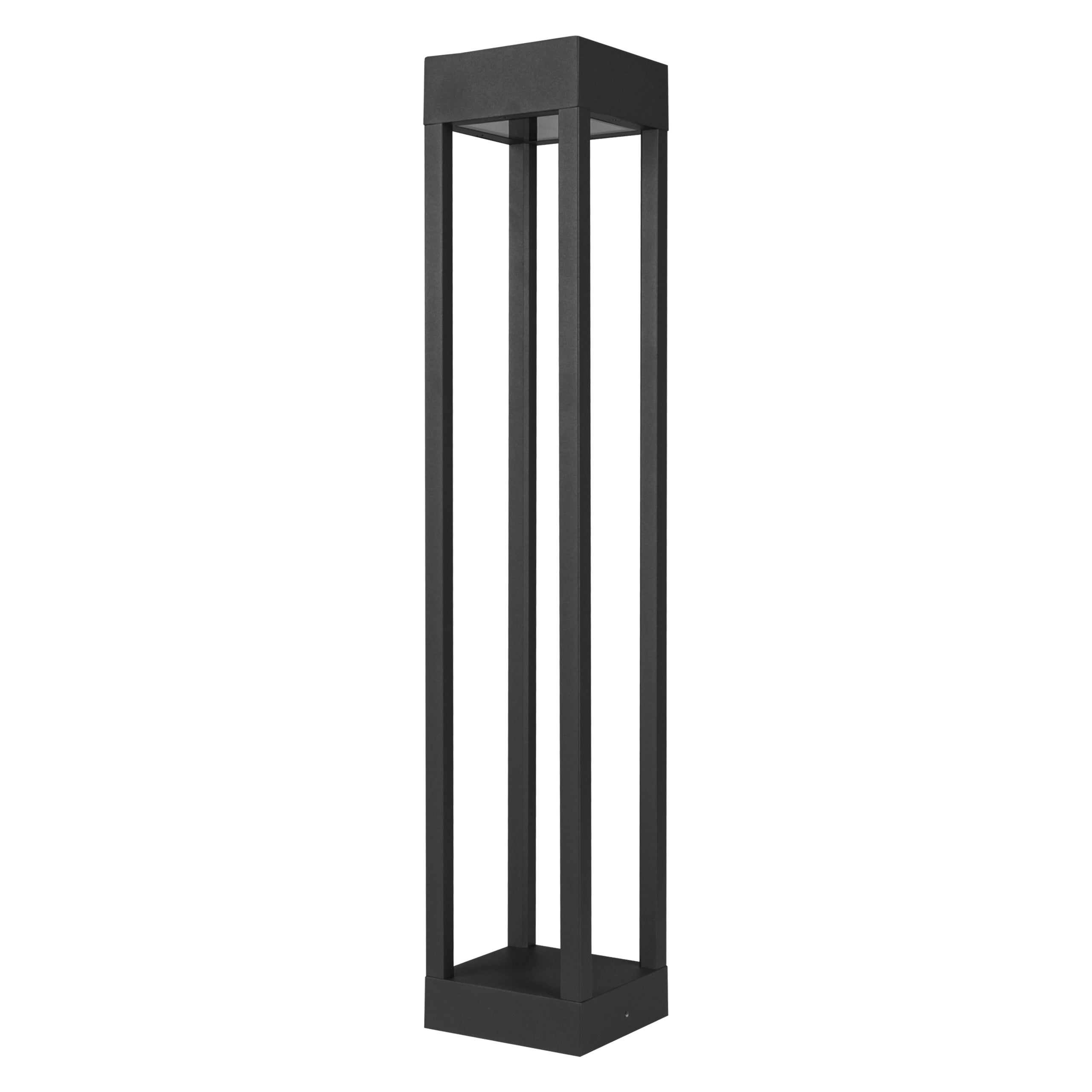 Lampa ogrodowa GX53 LED Lemo 60cm IP54 stojąca słupek antracyt MasterLED