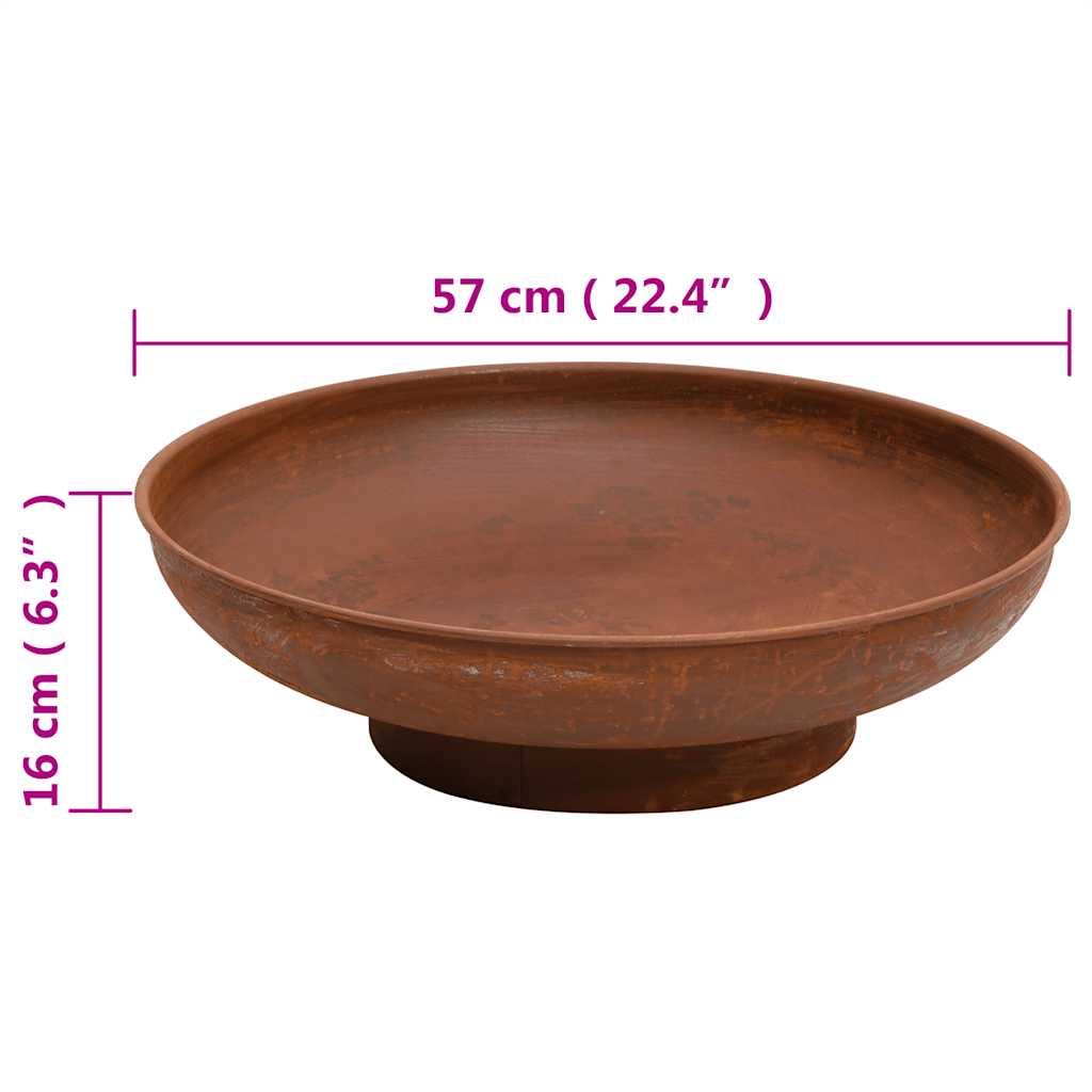 Braseiro em aço 57 cm - 7