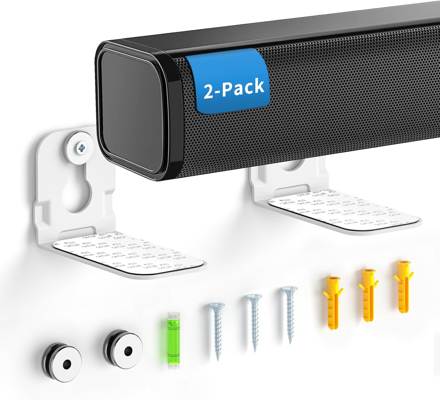 PUTORSEN Universale Staffa Soundbar Supporto per Soundbar con/senza