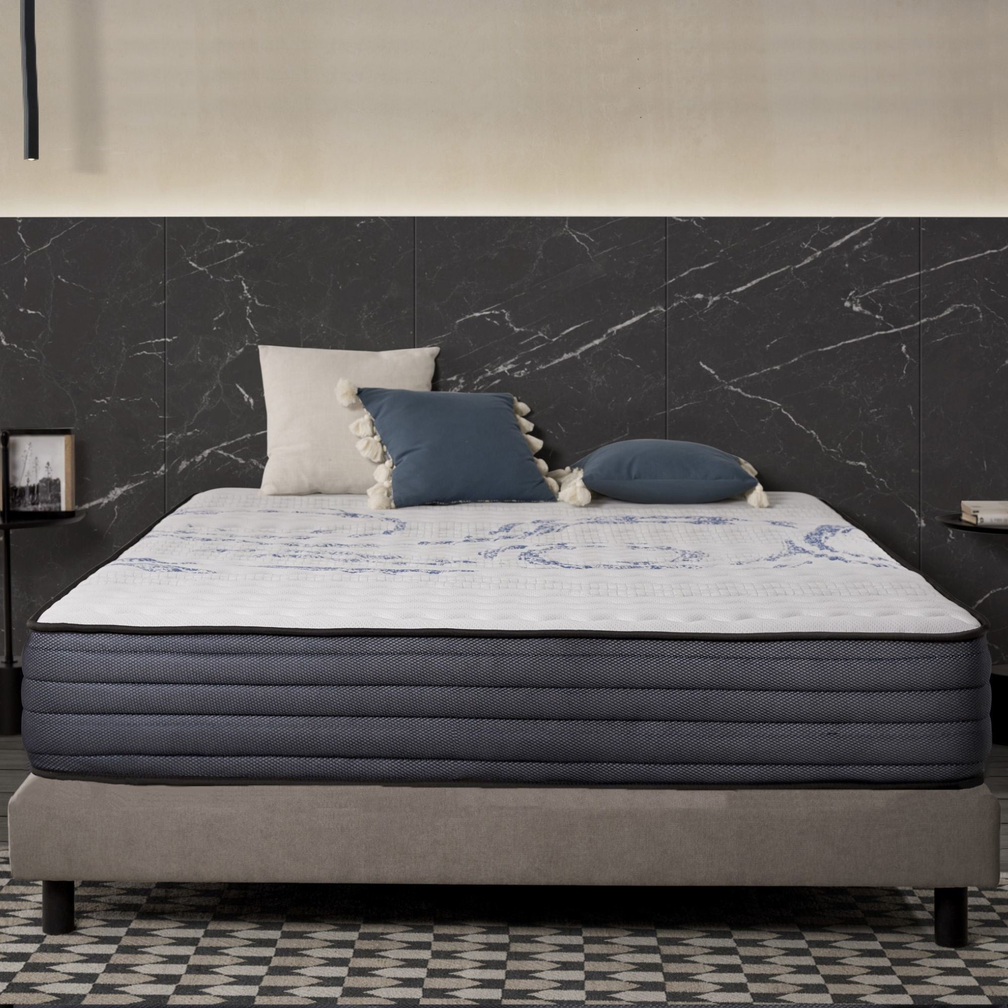 Colchón Perfectsleep 150x200 cm - Híbrido - 30 cm - Muelles ensacados + Espuma viscoelástica HR + Blue Latex - Reversible - Hipoalergénico - 2
