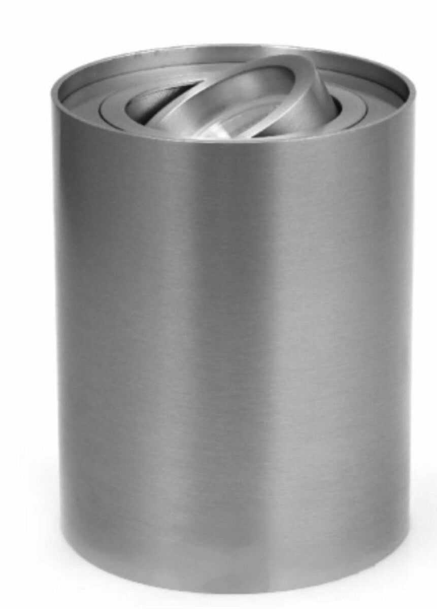 Reflektor sufitowy spot natynkowy Crono okrągły satynowy 1xGU10x10W wym: 9,6 x 9,6 cm aluminium IdeaLED