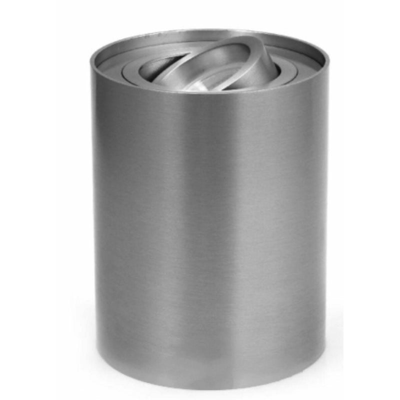 Reflektor sufitowy spot natynkowy Crono okrągły satynowy 1xGU10x10W wym: 9,6 x 9,6 cm aluminium IdeaLED