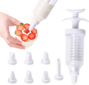 Kit di decorazione per torte, che include 8 beccucci per glassa, kit di decorazione per torte, beccuccio per decorazione, decoratore di dessert | Leroy Merlin