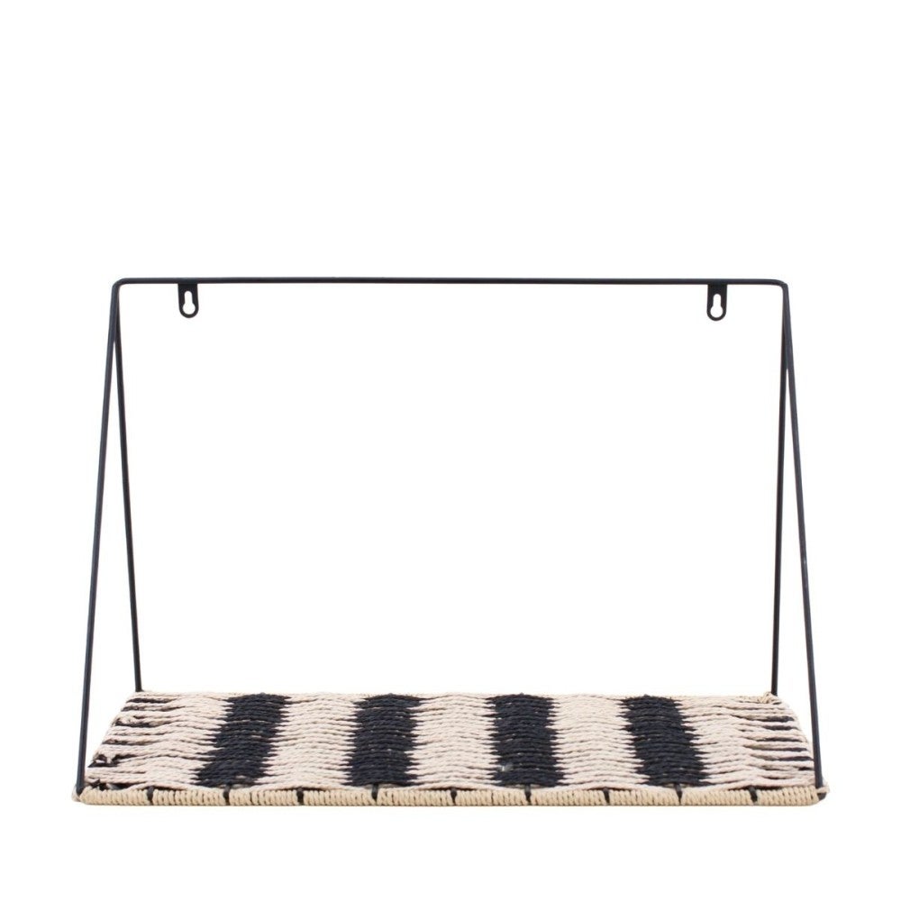 Etagere murale fibres naturelles 40x18x26cm - Ornami - 5
