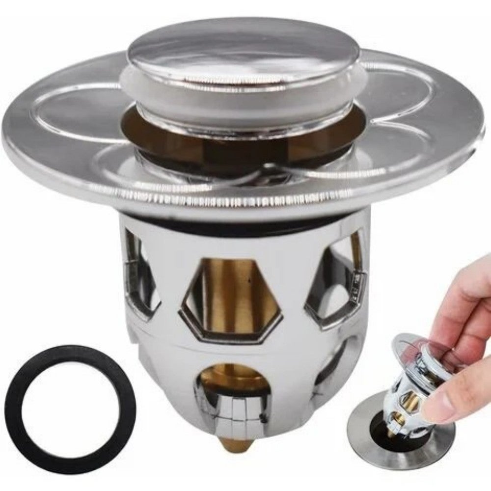 Bouchon Lavabo Universel Universel Bonde De Lavabo Pop-Up, Bouchon Baignoire Pour Lavabo Cuisine Bouchon Baignoire Universel