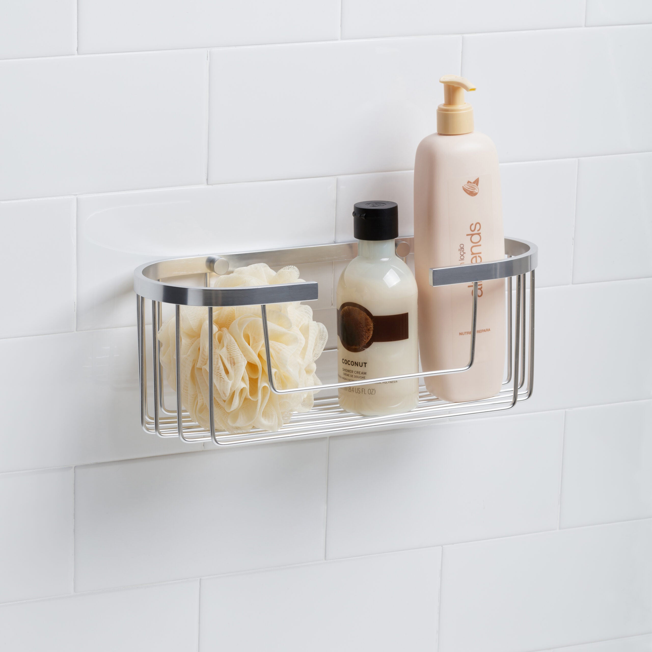 Organisateur de douche Aluminium gris / argent 11.5x30x12 cm - 4
