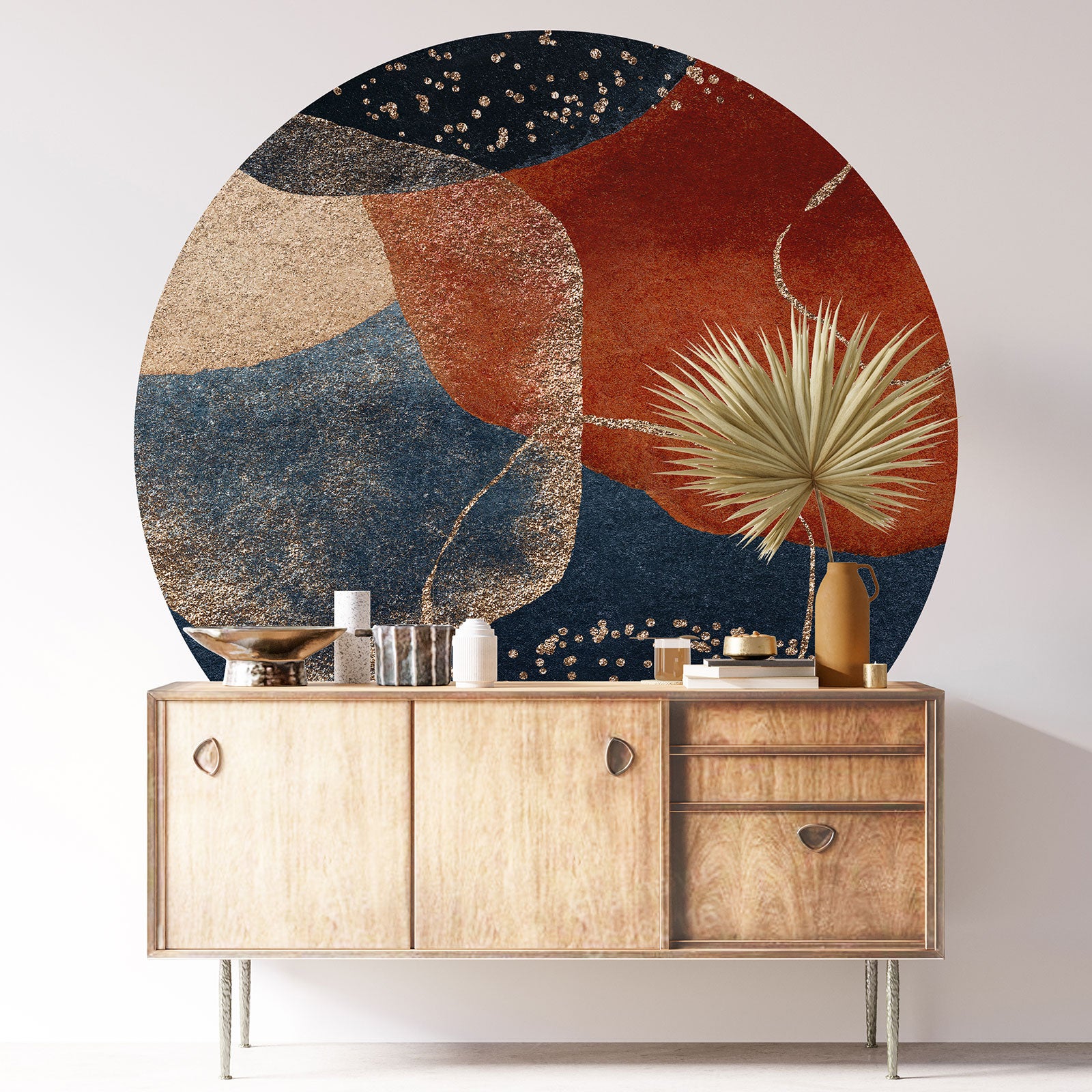 Sticker mural rond / cercle - Design 3617681257431 - Adhésif MAT ...