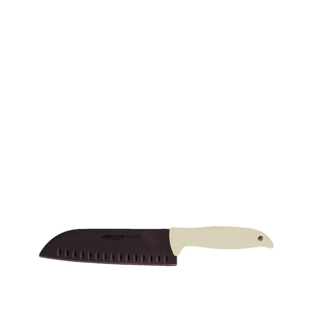 Nóż Santoku Arcos Seria Menorca ostrze stal nierdzewna 18 cm rękojeść polipropylen