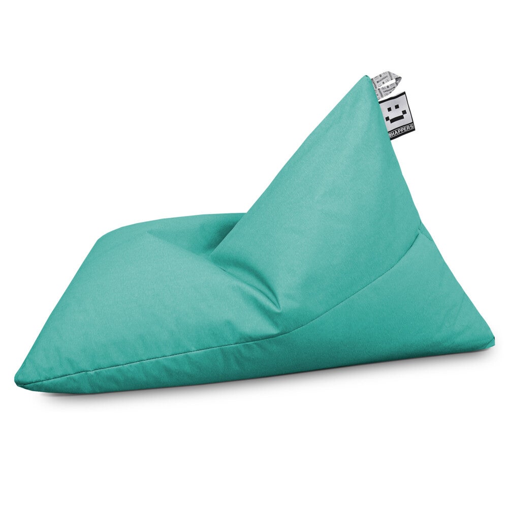 Pouf Pyramide Naylim Mate pour Extérieur Turquoise XL - 3