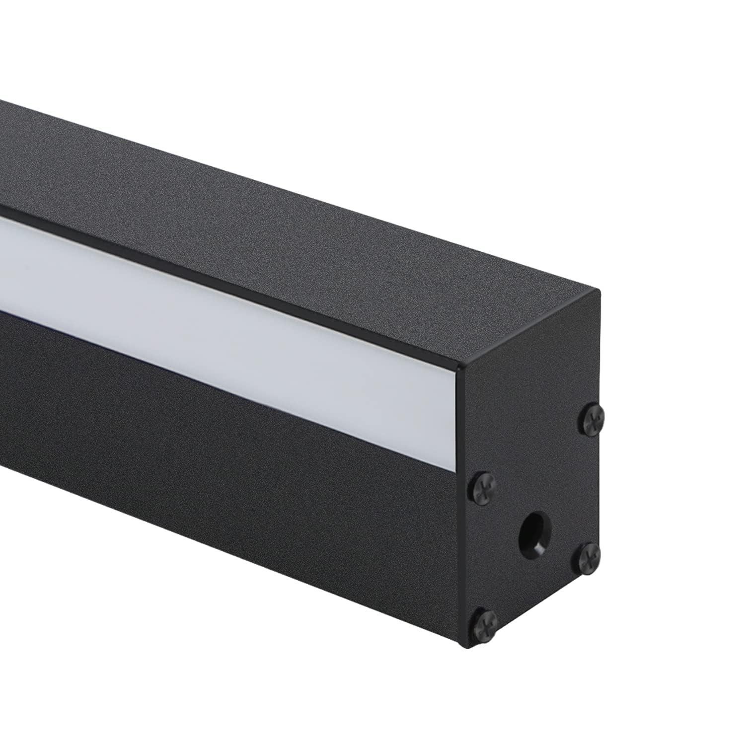 NETTLIFE 2 LED kinkiety nowoczesne wnętrze 100CM 34W korytarz góra dół ciepła biel czarny - 7