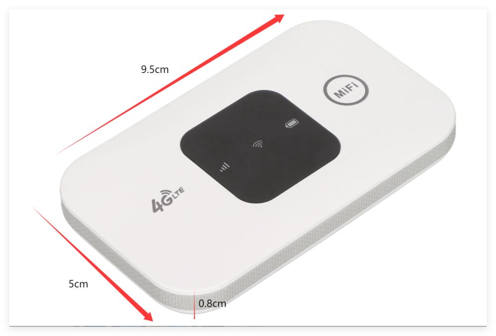 Routeur WiFi Portable pour Les Voyages, WiFi Box Internet Hotspot 150 Mbps Carte SIM Haute Vitesse Routeur 4G Routeur WiFi Portable sans Fil pour Le - 2