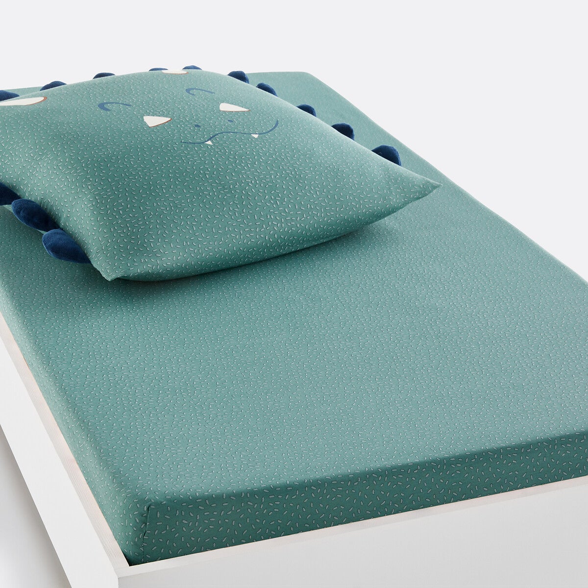 Drap-housse 100% Microfibre Dinosaure - Taille Simple 90x190+30cm - Doux Et Hypoallergénique Pour Enfants