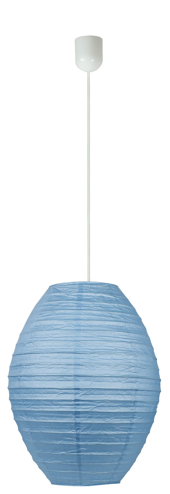 Lampa sufitowa Kokon biało-niebieska 1xE27x60W wym: 120 x 40 x 40 cm papier Candellux