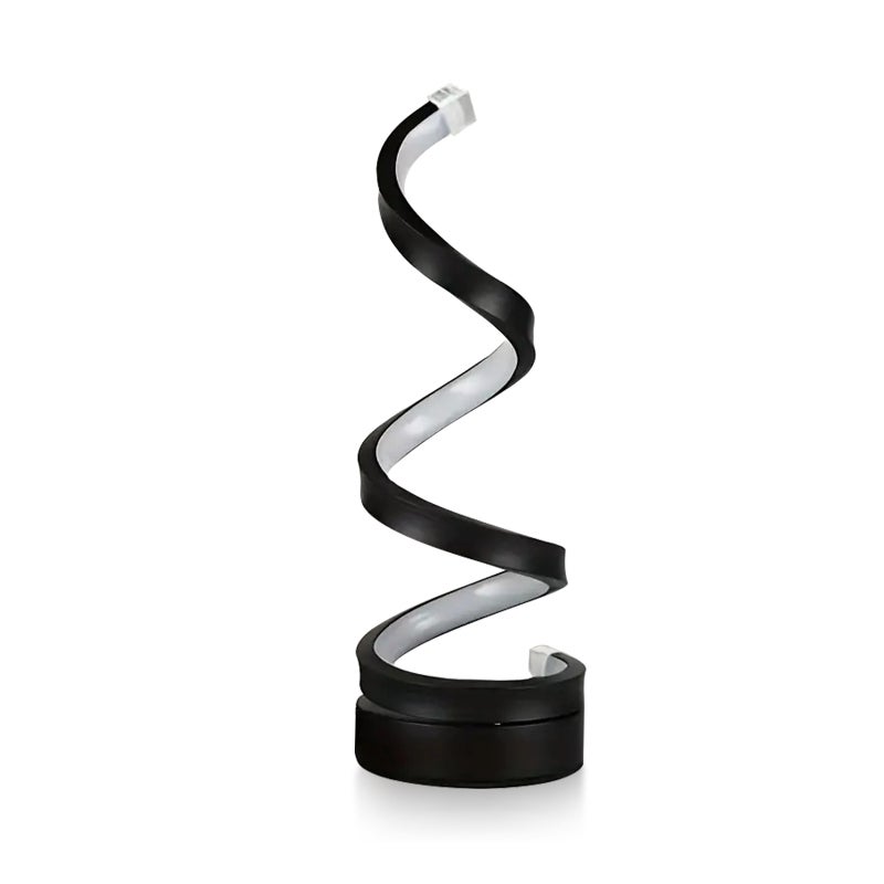 Lampa biurkowa spiralna LED, zasilana przez USB - 3 ściemniane kolory, lampka nocna biurko