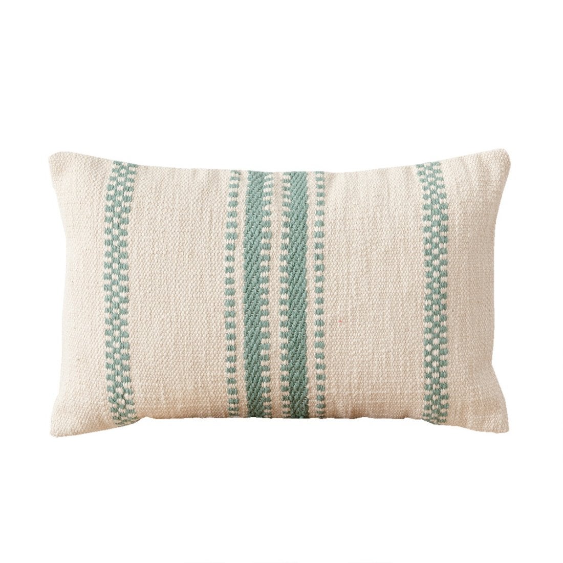 Cojín algodón menta 50 x 30 cm - 4