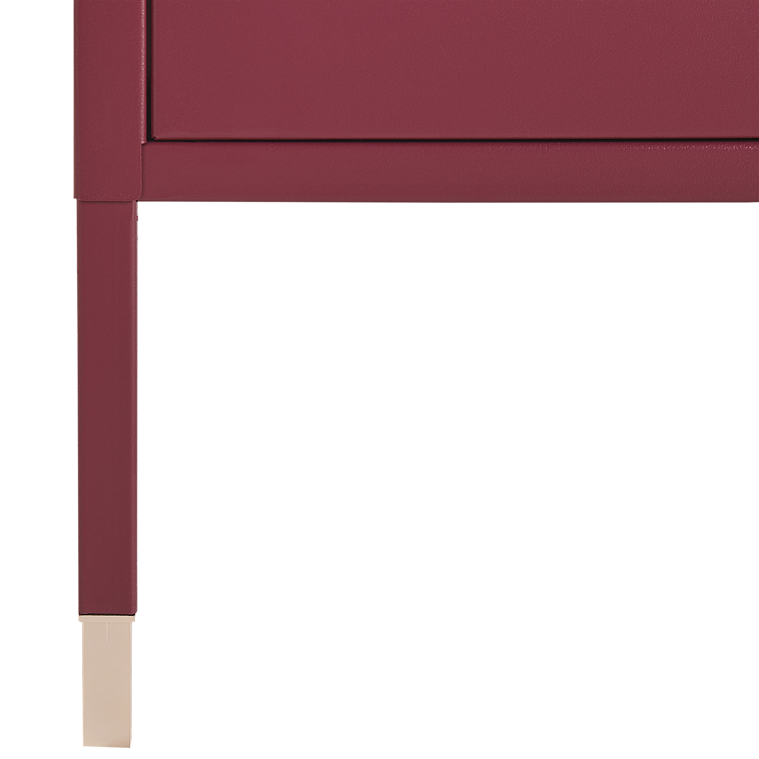 Comodino OSSETT Metallo Rosso scuro - 7