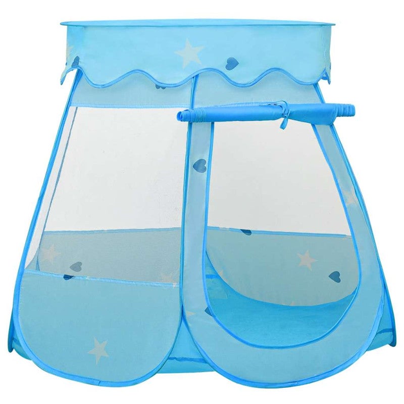 Tente de jeu pour enfants avec 250 balles Bleu 102x102x82 cm - 2