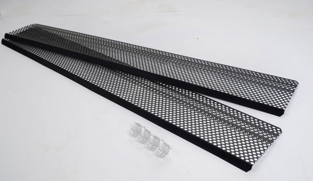 Reti Per Grondaie Relaxdays - Set Da 2, 6m X 15cm, Plastica, Anti Foglie, Con Clip - Foto 4