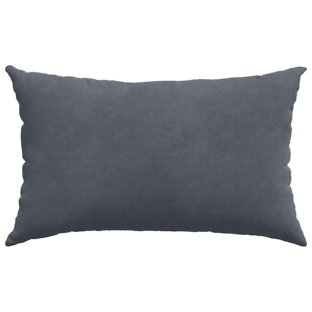 Coussins de canapé 2 pcs Gris foncé 50 x 30 cm vidaXL - 6