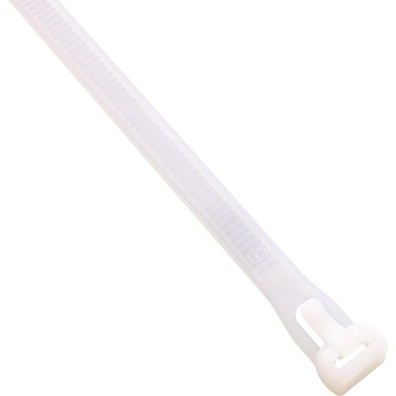 Fascette Stringicavo Nylon 66 – 7,2 X 300 Mm, 50 Pezzi, Riutilizzabili, Resistenza 22 Kg, UV E Temperatura - 4