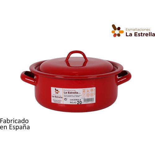 Casseruola Smaltata Con Coperchio 1,5L - Adatta A Induzione - Doppio Contenitore - 3